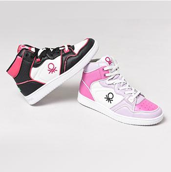 Chaussures pastels rose et noires