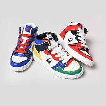 Baskets colorées Benetton