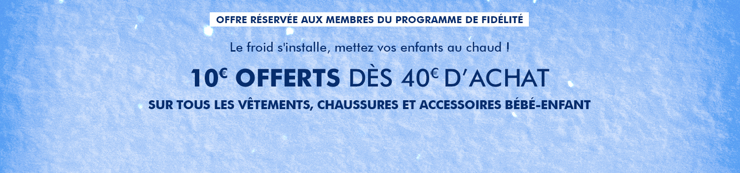 offre pour les membres du programme de fidélité