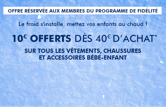 offre pour les membres du programme de fidélité