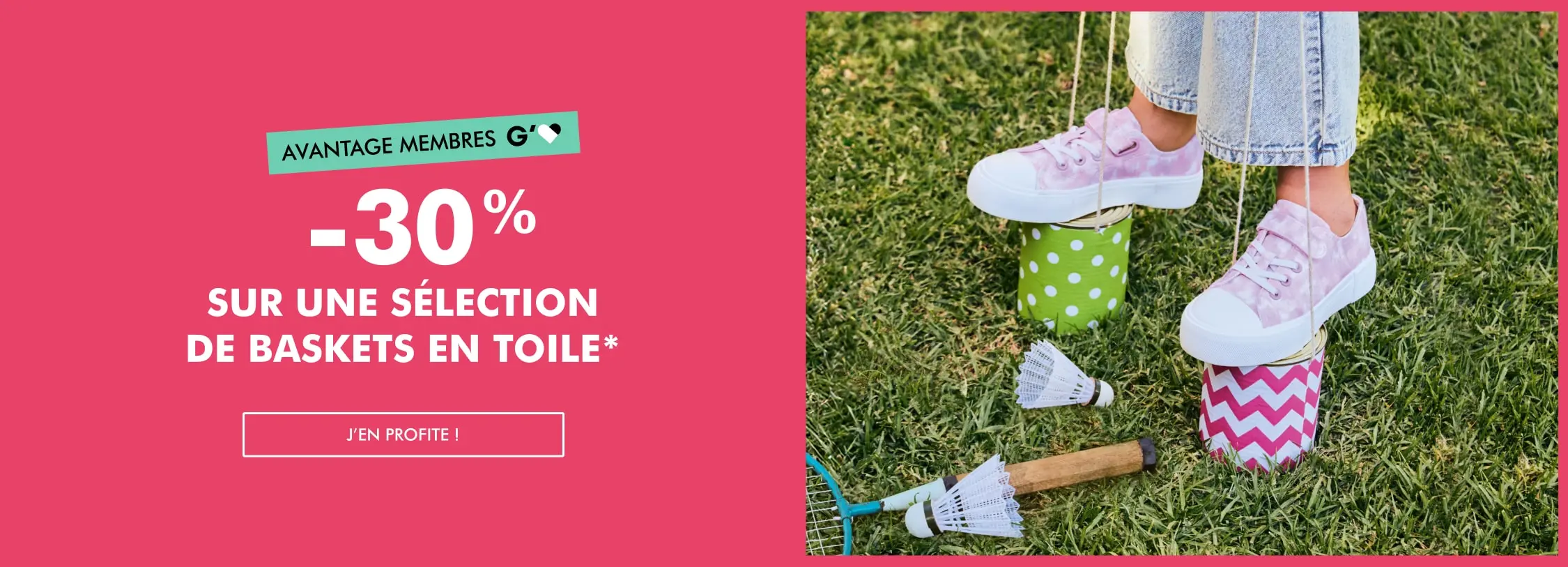 -30% sur une sélection de baskets en toile