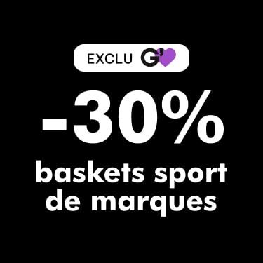 -30% baskets sports de marques