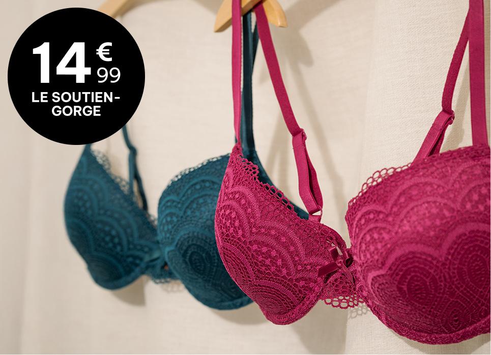 -50% sur le 2eme soutien-gorge