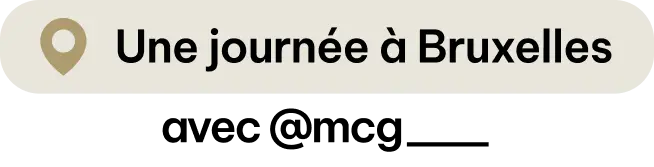 Une journée à Bruxelles