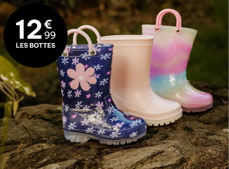ollection bottes de pluie