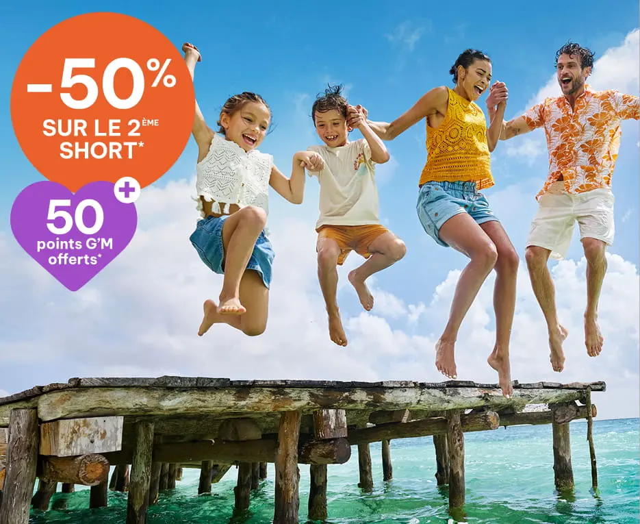 Bonne affaire - 30% surle 2è short
