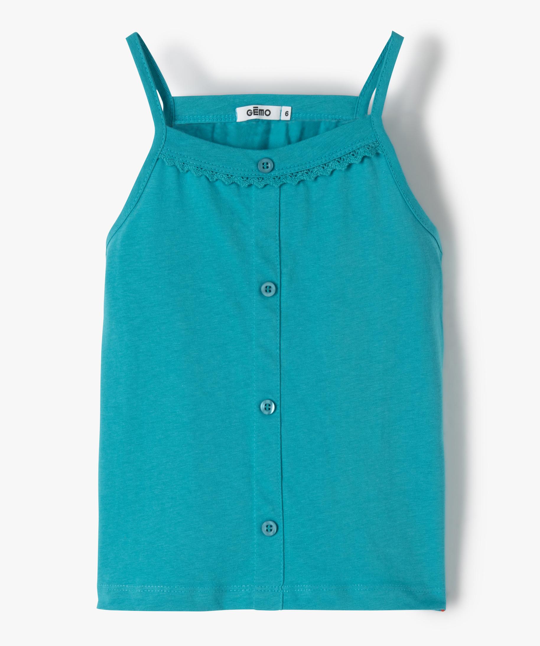 Débardeur Femme Gemo Taille S - Couleur Multicolore, Matière Viscose, Encolure Une épaule, Occasion Très Bon état