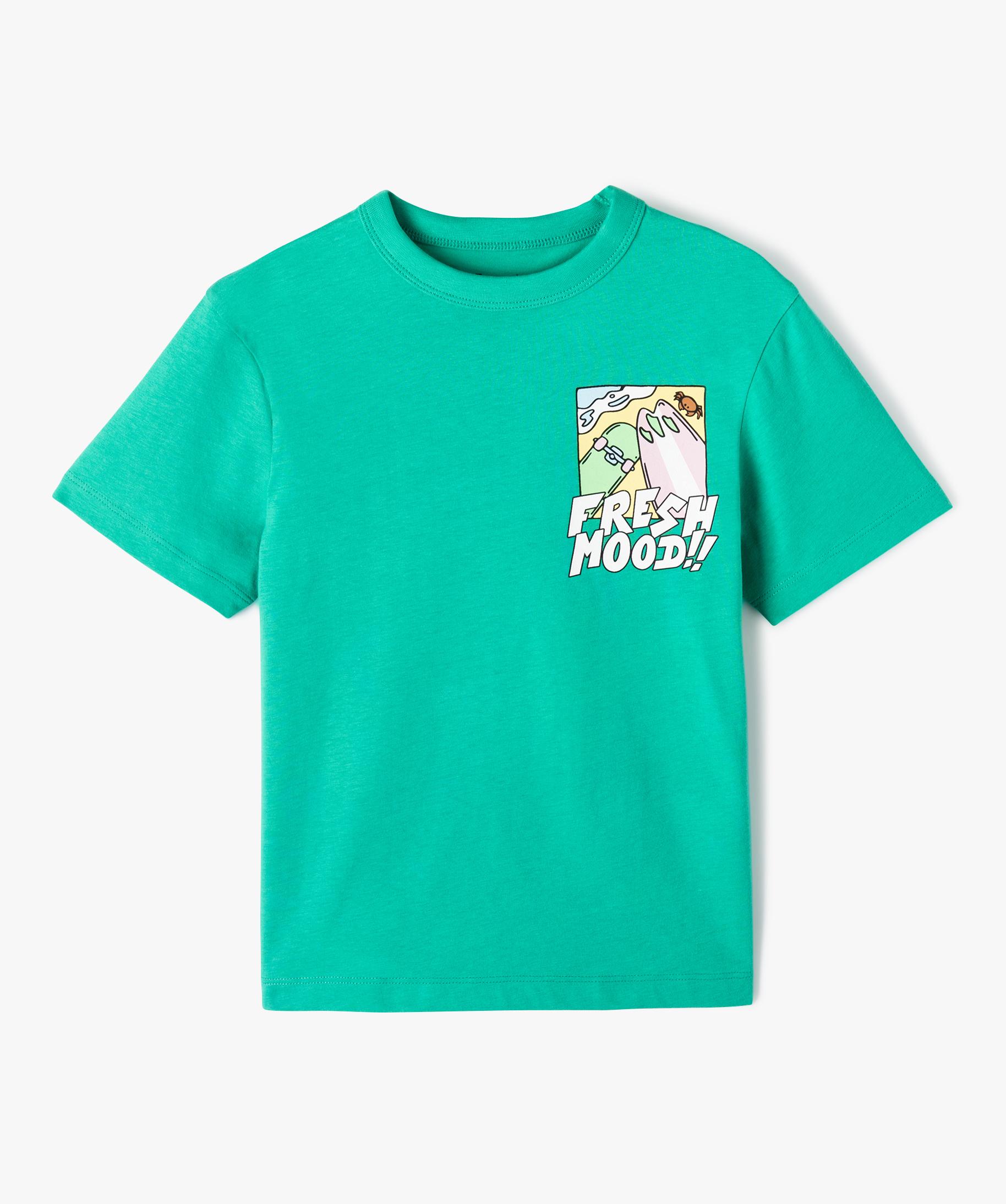 T-shirt Manches Longues Benetton Bébé Garçon - Gris Avec Motif éléphant - Taille 3-6 Mois