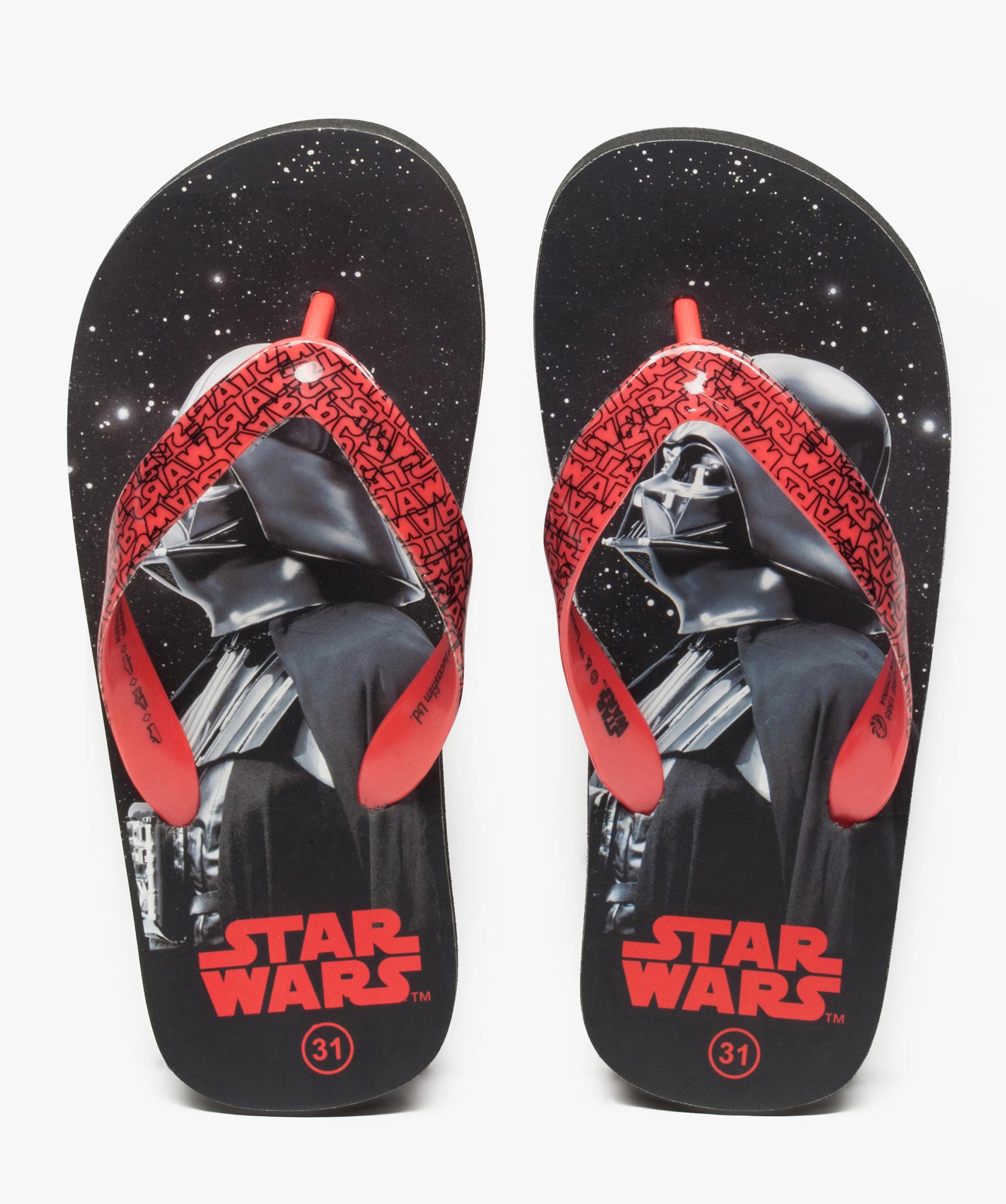 Tongs garçon bicolores motif Dark Vador Star Wars GEMO