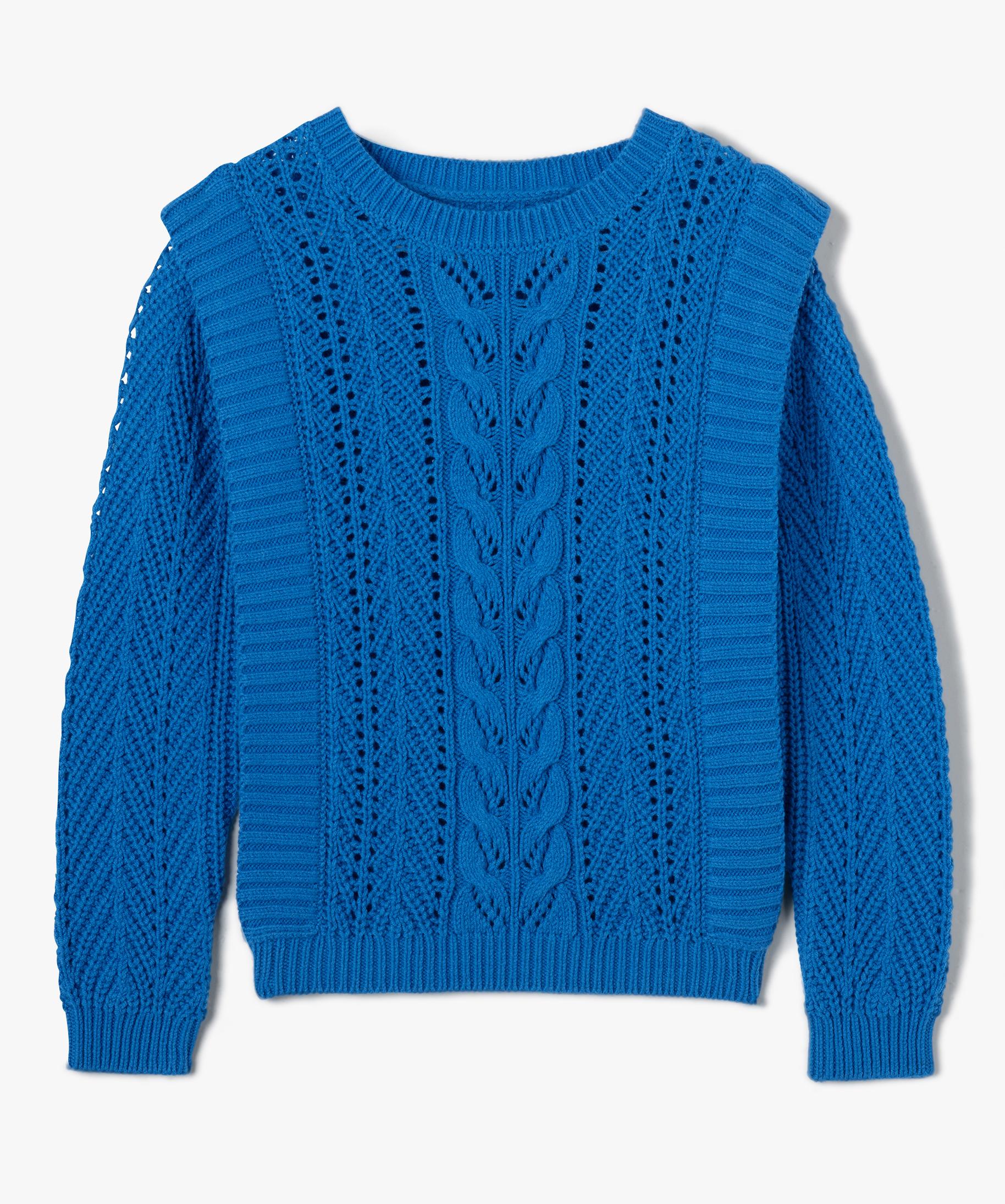 Pull Fille Circo Bleu Diamant à Fleurs - Taille XS (4/5 Ans) - Manches Longues - Neuf Avec étiquette