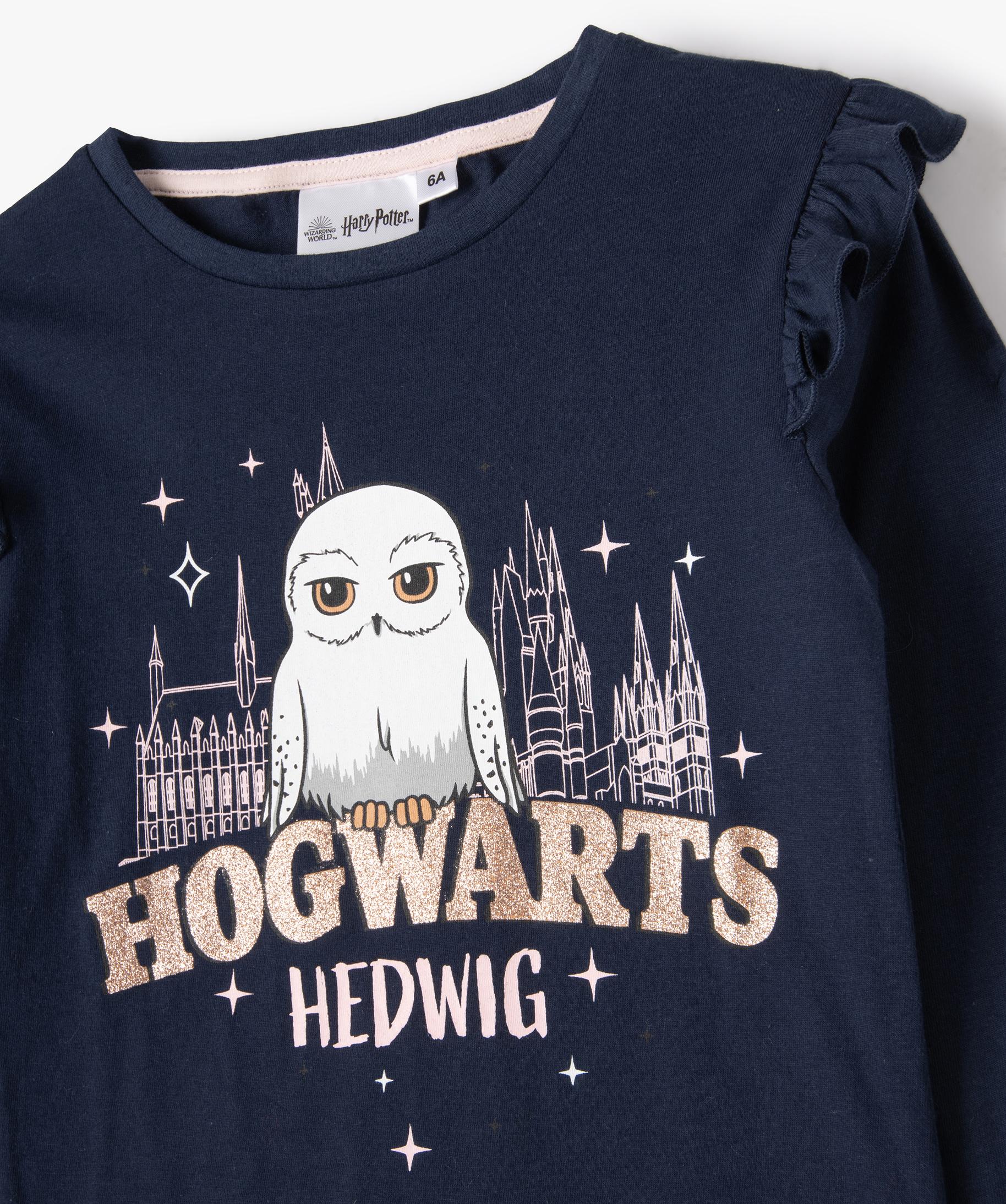 Harry Potter Hogwarts Noir - Vêtements T-shirts manches longues Enfant 19,70