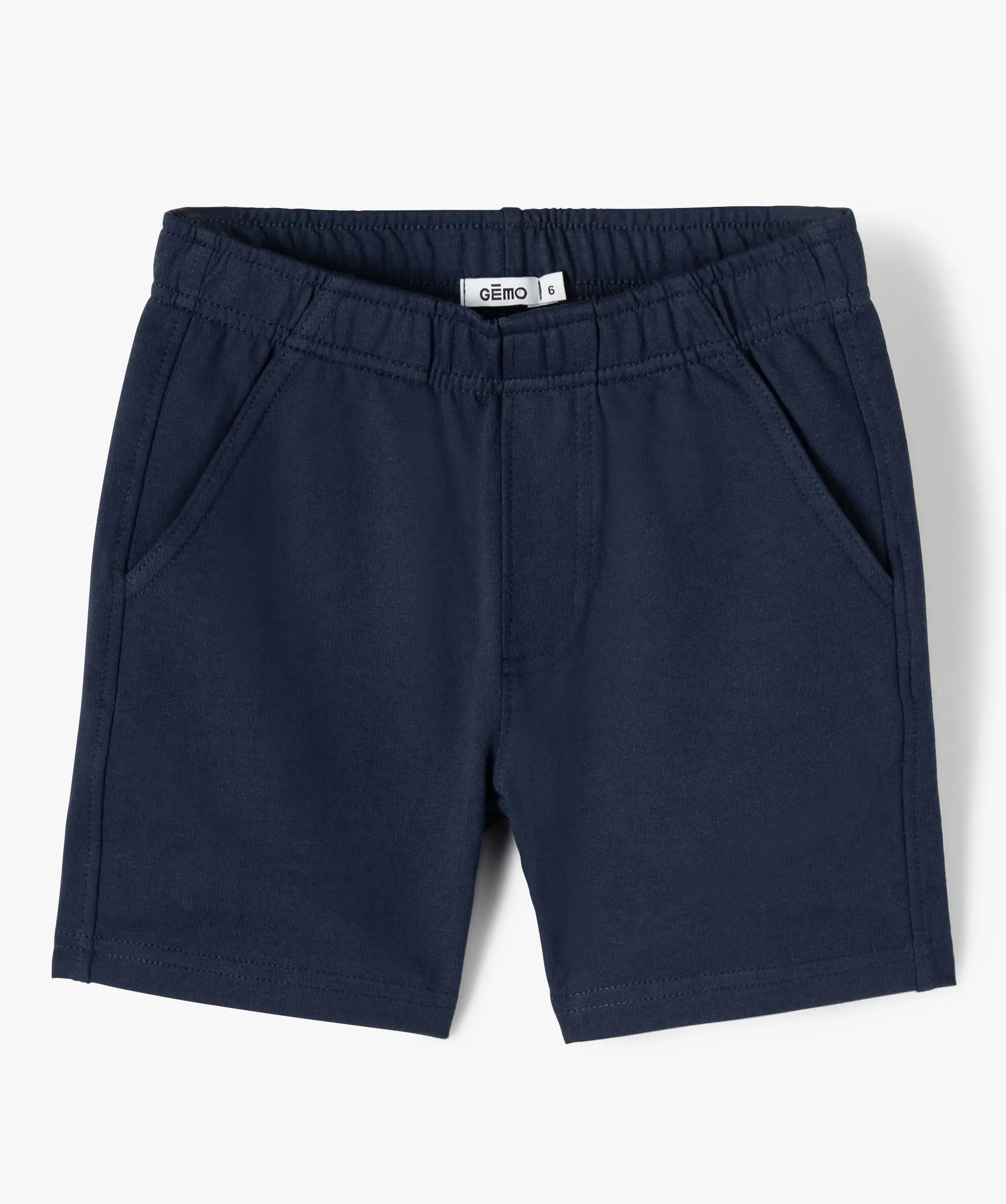 Short Homme - Sport - À rayure Bicolore - Taille Elastiquee
