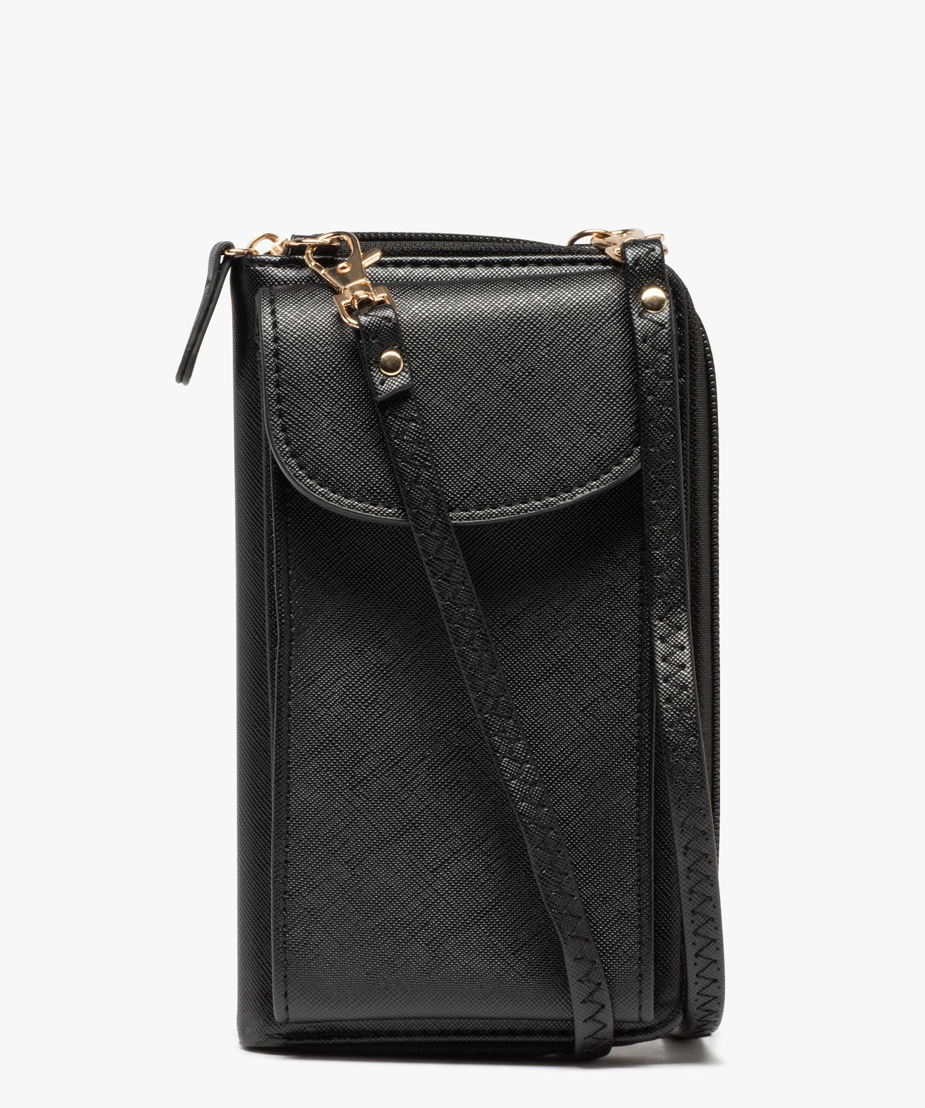 Portefeuille étui Magnétique 2-en-1 En Cuir Pour IPhone 16, 15, 14, 13, 12 Pro Max – Avec Lanière Et Porte-cartes