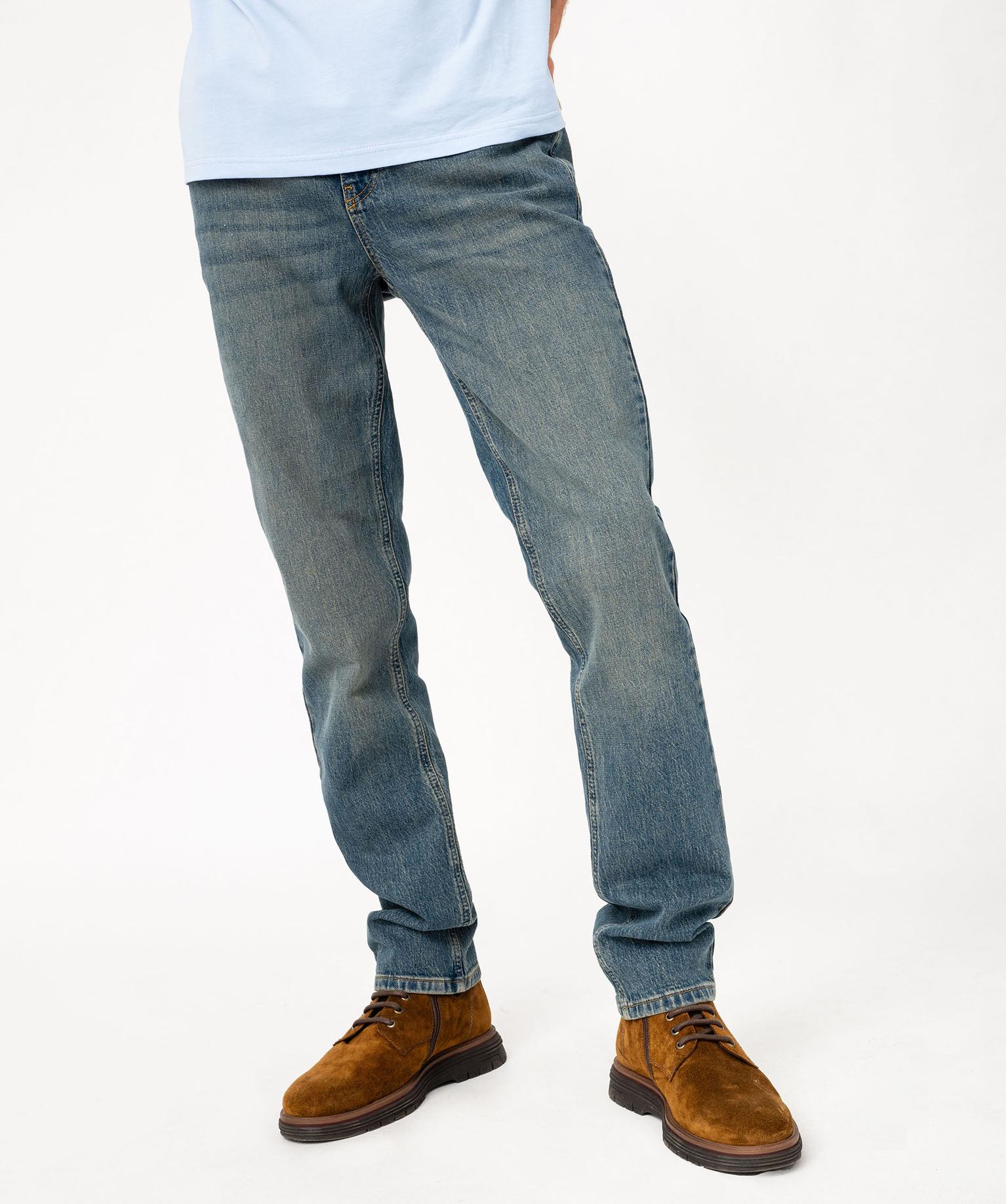Jean Slim Homme Tazzio - Denim Stretch Aspect Usé, Coupe Modern (Taille Grande Disponible)