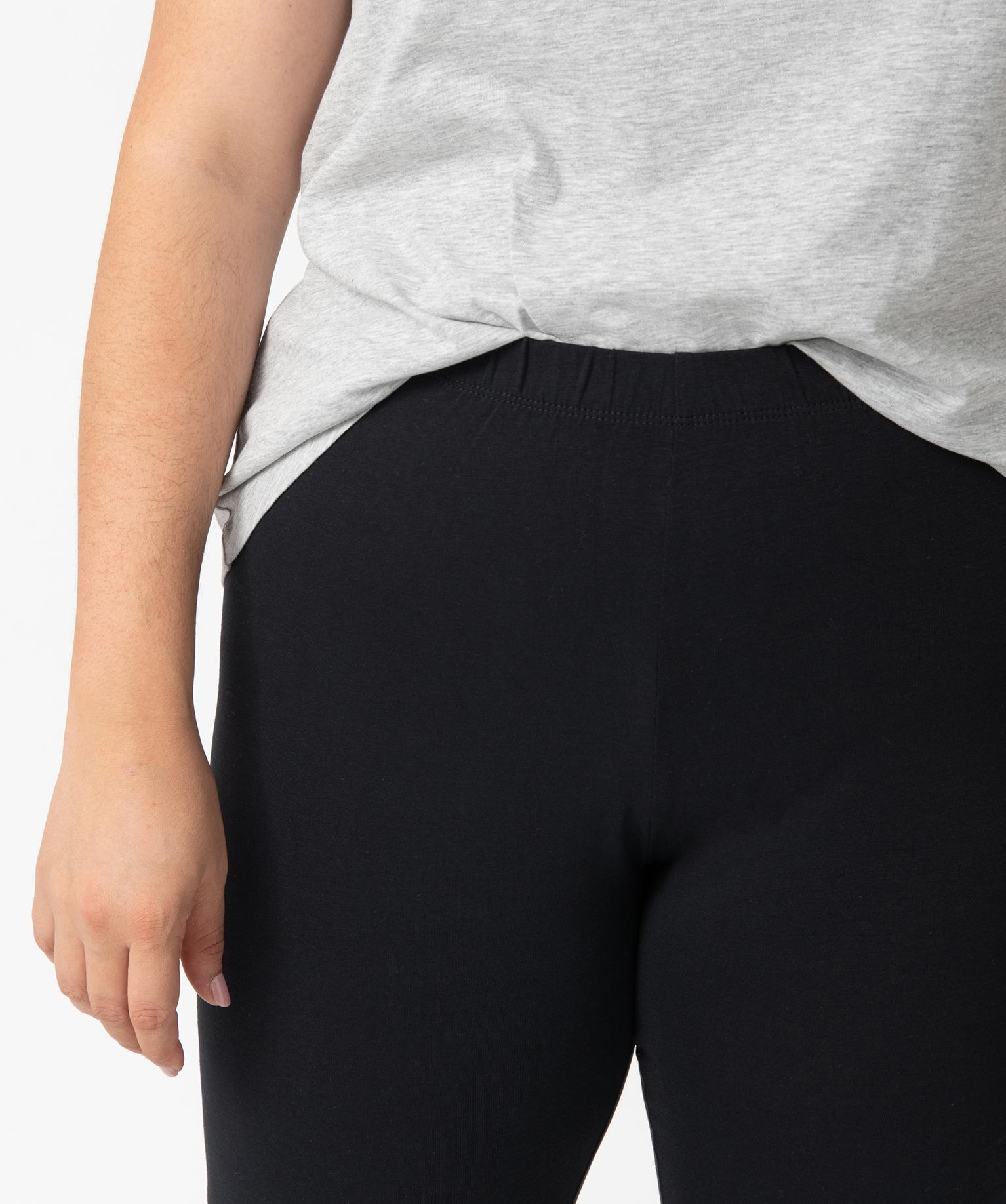 Legging Femme Noir Et Autres Couleurs - 95% Coton, 5% élasthanne, Taille UK 4 à 22, Uni