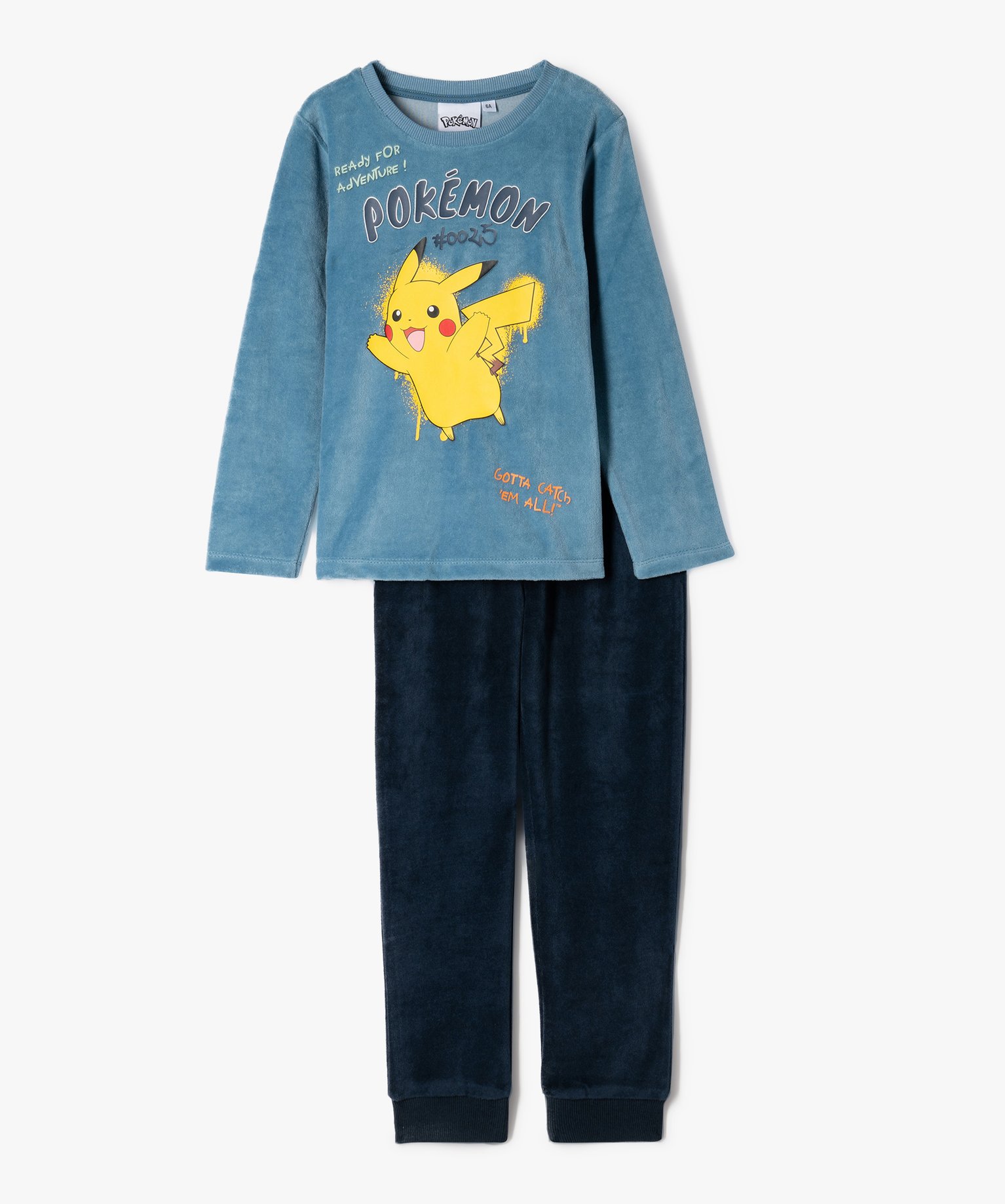 T-shirt manches courtes Pokémon Pikachu gris fille | La Halle