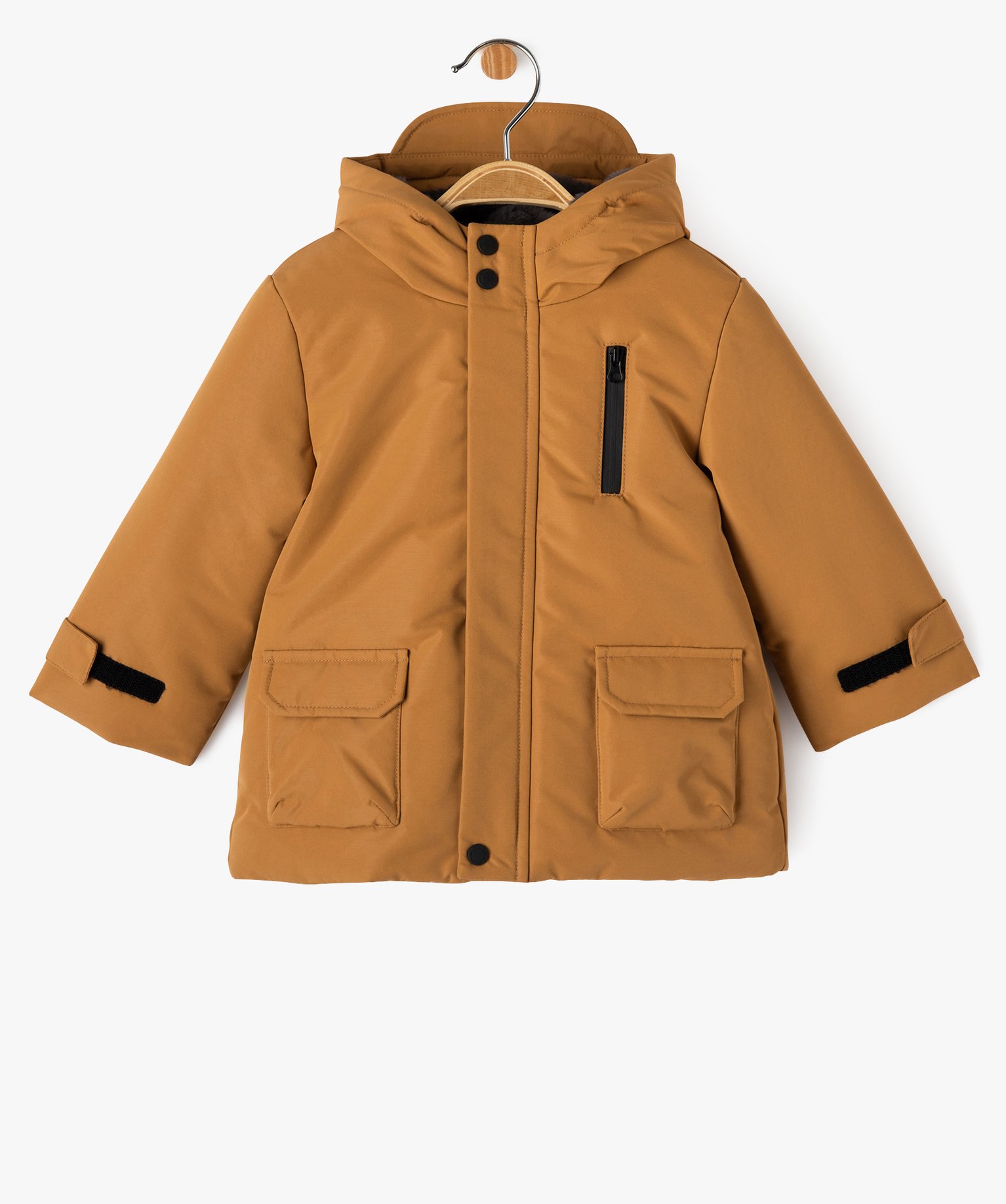 Nemopter Doudoune Enfant Garçon Fille - Manteau Chaud Capuche Polaire Hiver Parka Épaisse