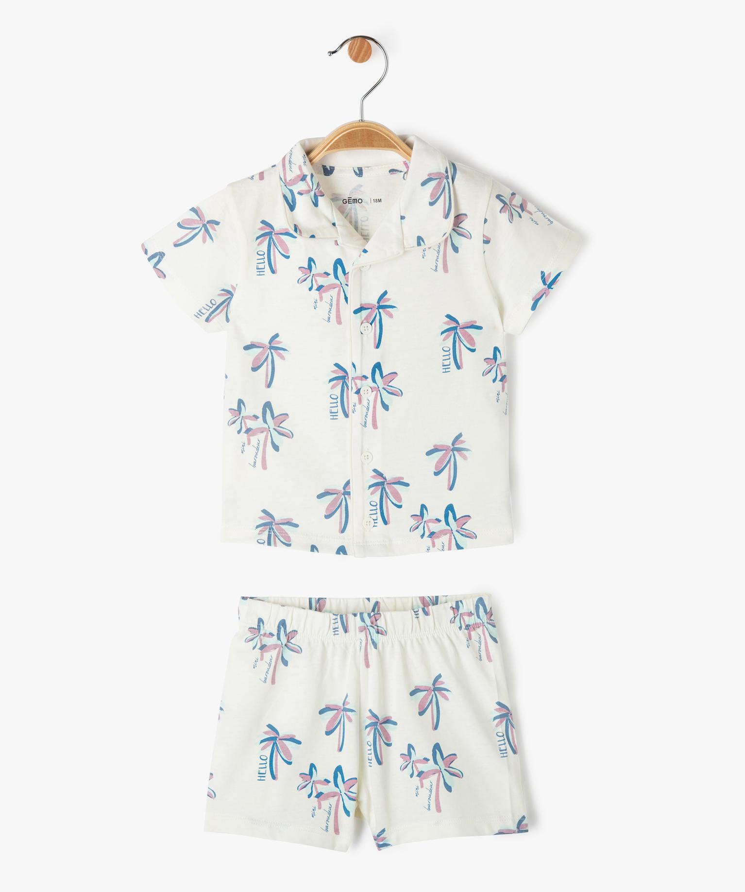 Pyjama Short Pour Femme Taille 38-40 - Multicolore, Occasion En Très Bon état