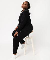 Pantalon en maille avec ceinture élastique femme grande taille vue1 - GEMO(FEMME PAP) - GEMO