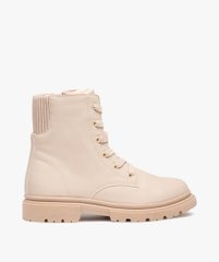 Bottines filles pastel à semelle crantée et col sportswear vue1 - GEMO (ENFANT) - GEMO