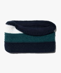 Echarpe bébé garçon forme snood à rayures doublé polaire vue1 - GEMO(BEBE DEBT) - GEMO