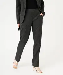 Pantalon à motif pied de poule femme vue1 - GEMO(FEMME PAP) - GEMO
