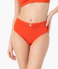 Bas de maillot de bain femme uni forme culotte taille haute vue1 - GEMO (PLAGE) - GEMO