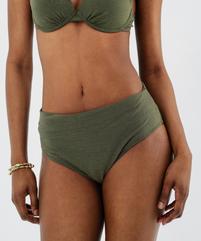 Bas de maillot de bain culotte taille haute femme vue1 - GEMO (PLAGE) - GEMO