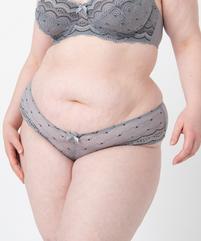 Shorty en dentelle et tulle femme grande taille vue1 - GEMO(HOMWR FEM) - GEMO