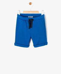 Bermuda en molleton bébé garçon vue1 - GEMO 4G BEBE - GEMO