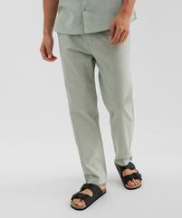 Pantalon en lin et coton coupe Regular homme vue1 - GEMO 4G HOMME - GEMO