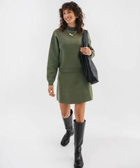 Jupe courte en maille coupe trapèze femme vue1 - GEMO 4G FEMME - GEMO