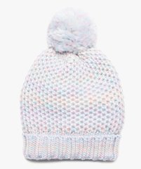 Bonnet fille grosse maille multicolore à pompon vue1 - GEMO (ENFANT) - GEMO