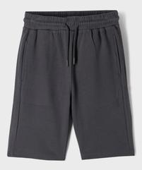 Bermuda de sport uni en maille nid d’abeille garçon vue1 - GEMO 4G GARCON - GEMO