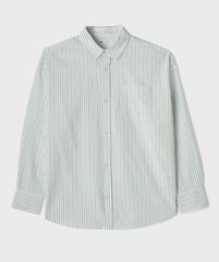 Chemise manches longues rayée en coton fille vue1 - GEMO (JUNIOR) - GEMO