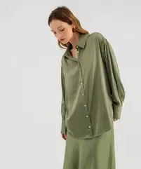 Chemise en satin femme vue1 - GEMO(FEMME PAP) - GEMO