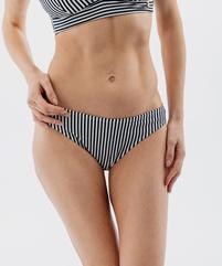 Bas de maillot de bain rayé forme culotte femme - LuluCastagnette vue1 - LULUCASTAGNETTE - GEMO