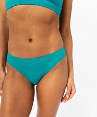 Bas de maillot de bain forme culotte en maille gaufrée femme vue1 - GEMO 4G FEMME - GEMO