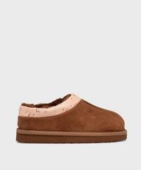 Chaussons en suédine avec doublure fourrure imitation fille vue1 - GEMO (ENFANT) - GEMO