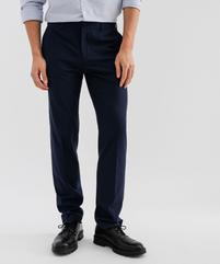 Pantalon de costume coupe slim en toile extensible homme vue1 - GEMO 4G HOMME - GEMO