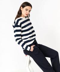 Sweat à rayures femme vue1 - GEMO(FEMME PAP) - GEMO