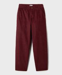 Pantalon barrel en toile 100% coton fille vue1 - GEMO (JUNIOR) - GEMO