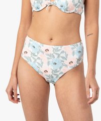 Bas de maillot de bain femme à motifs fleuris taille haute vue1 - GEMO (PLAGE) - GEMO