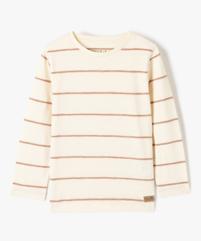 Tee-shirt manches longues rayé garçon vue1 - LULUCASTAGNETTE - GEMO