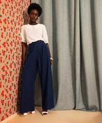 Pantalon fluide Wide leg femme vue1 - GEMO(FEMME PAP) - GEMO