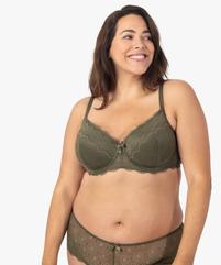 Soutien-gorge grande taille à armatures et coques fines  vue1 - GEMO(HOMWR FEM) - GEMO