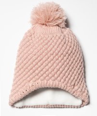 Bonnet fille avec pompon et doublure polaire chaude vue1 - GEMO(BEBE DEBT) - GEMO
