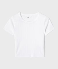 Tee-shirt manches courtes en jersey de coton ajouré fille vue1 - GEMO 4G FILLE - GEMO