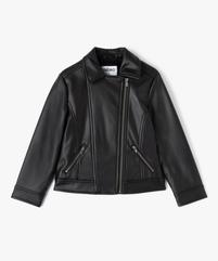 Blouson zippé look rock à doublure peluche vue2 - GEMO (ENFANT) - GEMO