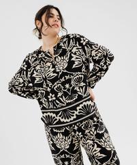 Blouse imprimée femme grande taille vue2 - GEMO 4G GT - GEMO
